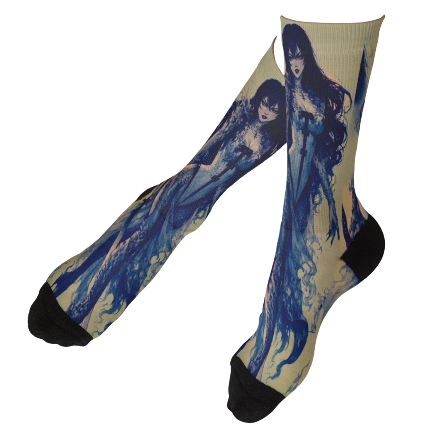 Flames In The Effervescence Socks