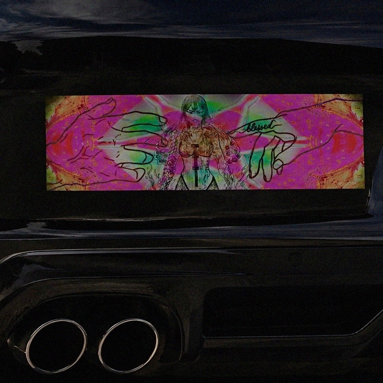 Flames In The Effervescence Sticker