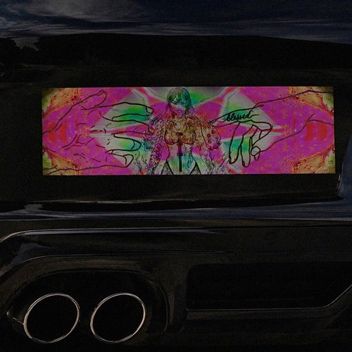 Flames In The Effervescence Sticker
