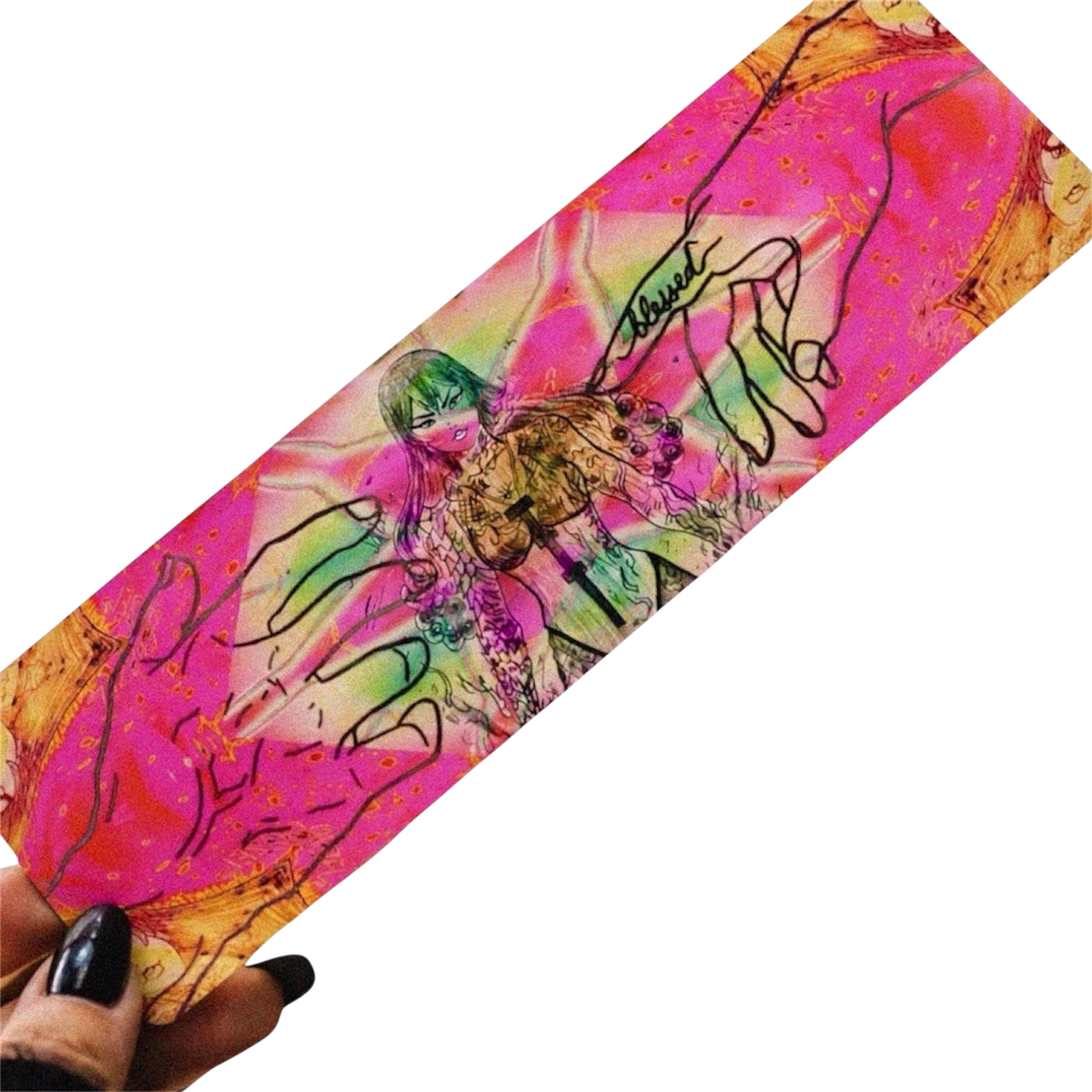 Flames In The Effervescence Sticker