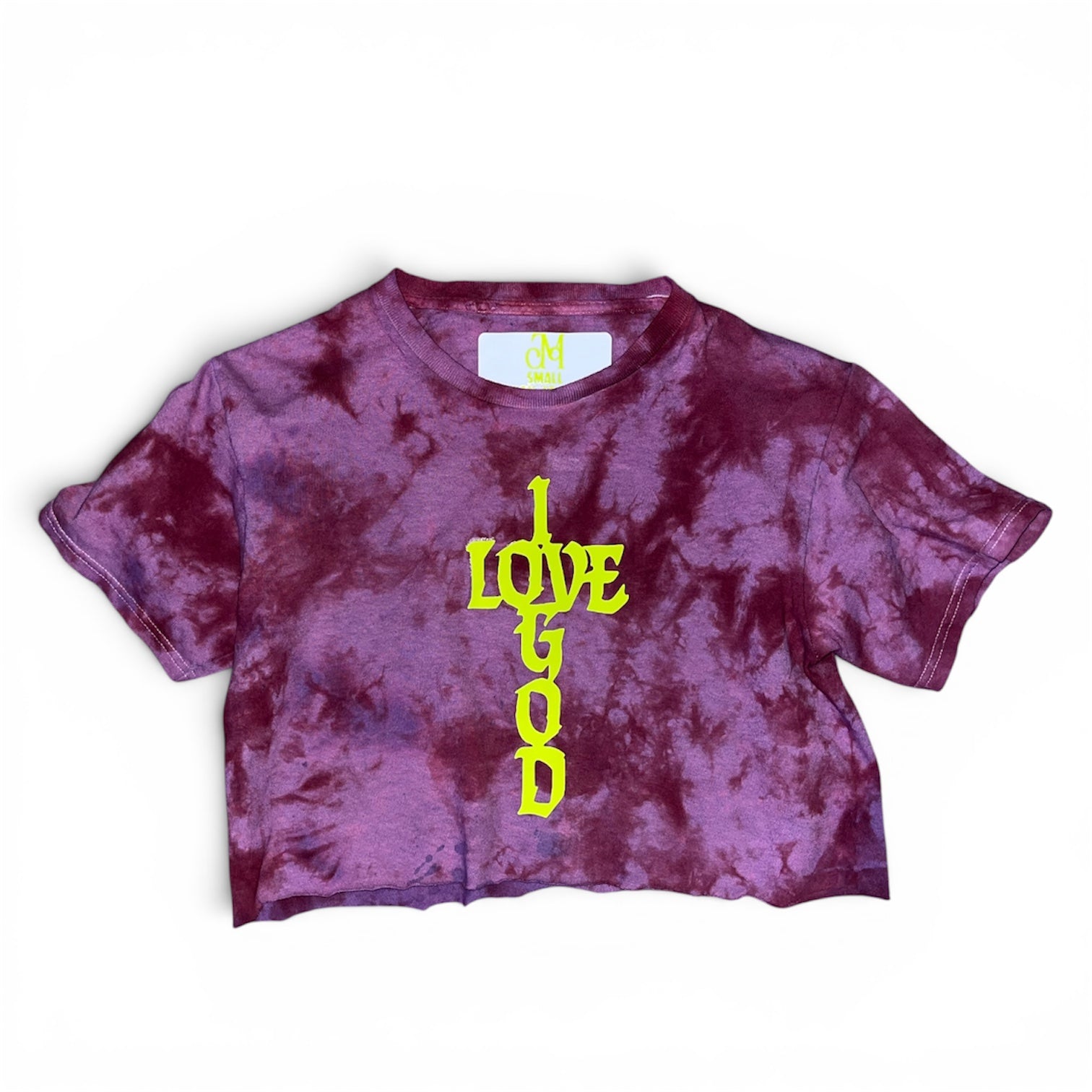 I Love God Crop Top